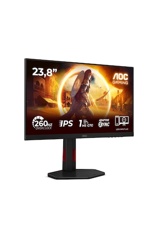 AOC 24G4ZR 24″ 260Hz 0.3ms MPRT HDR10 Nvidia G-SYNC Pivot Fast IPS Gaming (Oyuncu) Monitör