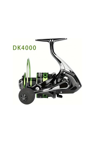 Xuweiwei Dk4000 Paslanmaz Çelik Uzun Döküm Döner Makara İki Elle Kullanım Tatlı Tuzlu Su Balıkçılık İçin