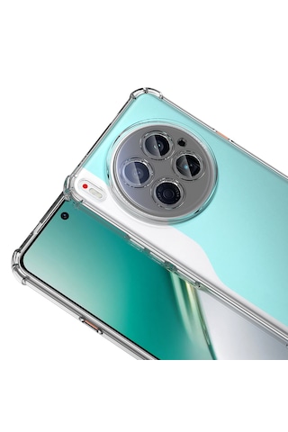 Tecno Camon 40 Premier 5g Kılıf Darbe Emici Kamera Çıkıntılı 2mm Darbelere Karşı Dayanıklı Silikon Şeffaf