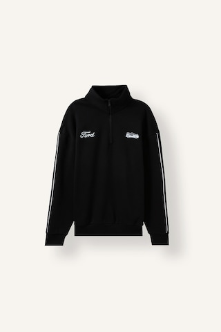Defacto Ford Motor Company Boxy Fıt Baskılı Kalın Sweatshirt H4141ax26aubk81 Siyah-bk81