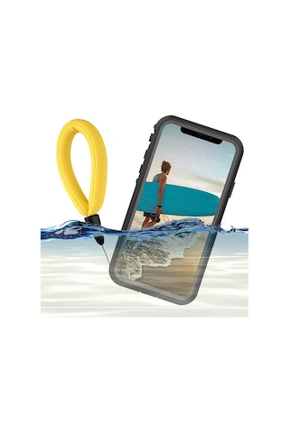 Butam Bilişim İphone 12 Uyumlu 1-1 Su Geçirmez Kılıf-siyah Siyah