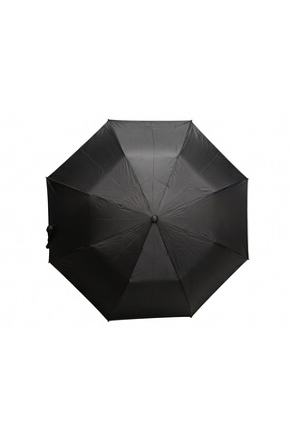Huytom Katlanır Şemsiye 8 Telli Fiber Baston Kapalı Boy: 53cm Açık Boy:80cm Açıklık:125cm Siyah
