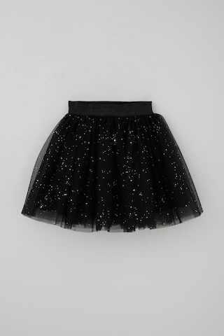 Breeze Kız Çocuk Tütü Etek Sim Detaylı 5-10 Yaş, Siyah Siyah