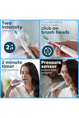 Philips Sonicare 3100 Şarj Edilebilir Elektrikli Diş Fırçası Beyaz