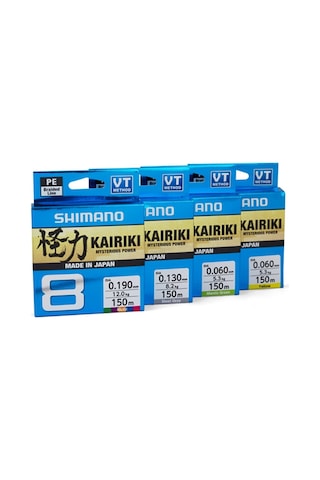 Shimano Kairiki 8b Mantis Green 150m İp Misina Kalınlık Mm : 0,10mm