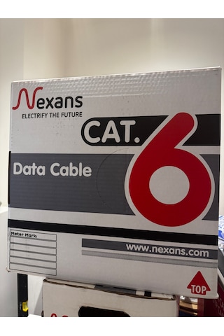 Nexans Cat 6 Halogen Free Utp 23awg Kablo 305 Metre Turuncu