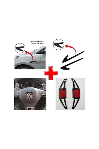Ford Escort Carbon Çamurluk Venti + F1 Kulakçık (553239430)