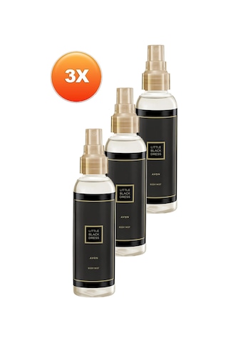Avon Little Black Dress Kadın Vücut Spreyi 3 x 100 ML