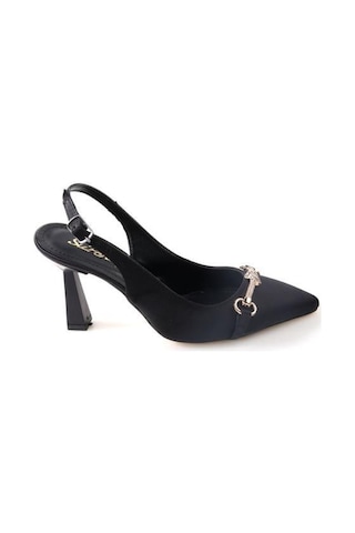 Papuçcity Sprs 02833 8,5 Cm Topuklu Kadın Arkası Açık Stiletto Ayakkabı 001