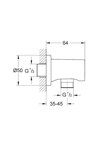 Grohe Rainshower Su Çıkış Dirseği - 27057al0 Krom