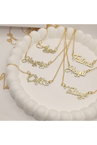 Hifa Diamond İsimli Kolye 9097131 Antik Gümüş