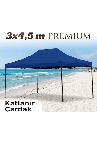 Missidea 3 4,5 Premium Makaslı Katlanır Çardak Mavi