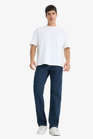 Defacto Diago Comfort Fit Yüksek Bel Geniş Paça Düz Paça Jean Pantolon V0796az25wnnm34 Mavi-nm34