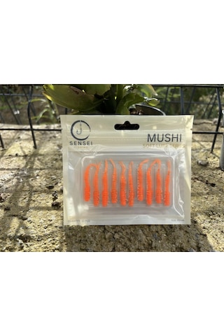 Sensei Mushi 4.5 Cm Lrf Silikon Yem Renk: Sm-orange Uv