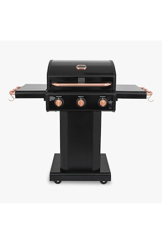 Kenmore Gazlı Barbekü 3 Ocaklı Siyah - Bakır Siyah Bakır