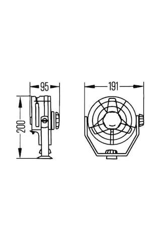 Hella Marine Deniz Turbo Vantilatör 24v 8ev003361-011