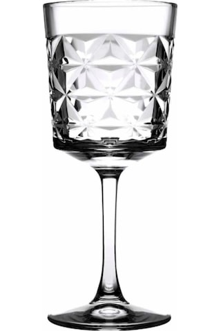 440457 Estrella Şarap Kadehi 340cc 4 Lü Şeffaf