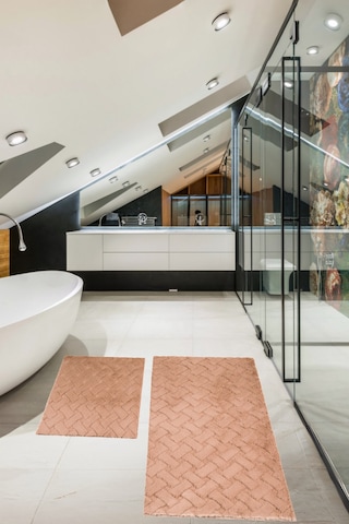 Desenli Tavşan Tüyü Yumuşak 2 Li Banyo Paspası Kaymaz Tabanlı Klozet Takımı Camel Camel