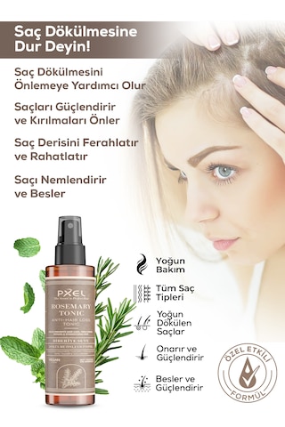 Pxel Dökülme Karşıtı Biberiye Yağı Saç Bakım Toniği 150 ML
