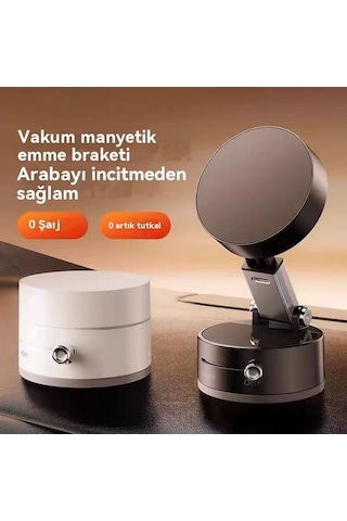 Pazly Vakum Adsorpsiyonlu Araba Cep Telefonu Tutucu Koruyucu Siyah 1 Adet 1 Adet