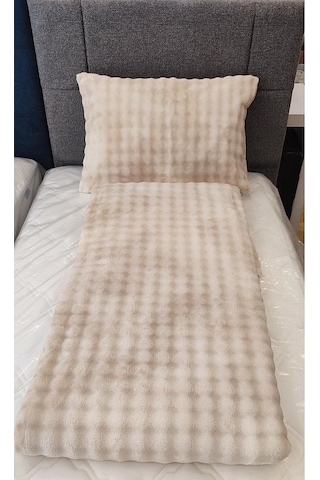 Merinos Reflectıon 3 Parça Yatak Örtüsü Krem Krem