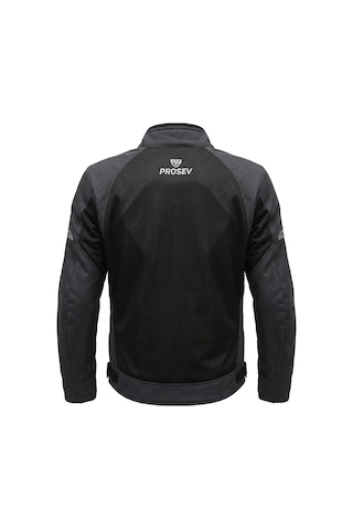 Motoanl Motosiklet Yazlık Mont Full Korumalı Motorcu Mesh Montu Grey