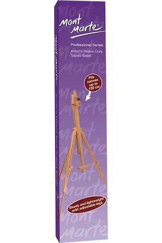 Mm Ağır Tripod Şövale H.d. - Kayın