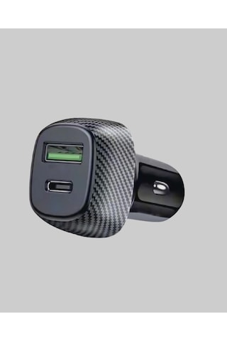 Bay 38w Araç Şarj Cihazı Type-c Pd Usb Hızlı Şarj Çift Port Najmaddin Standart