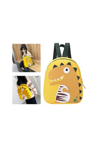Homyl Çocuk Yürümeye Başlayan Dinozor Çantalar Için Sevimli Sarı