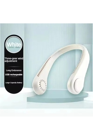 Liangmei Yeni Mini Boyun Fan Taşınabilir Bladeless Asılı Boyun