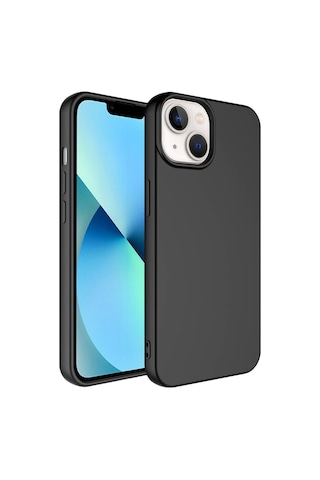 İphone Uyumlu 14 Kılıf Tchs Lsr Lansman Kapak - Siyah Siyah