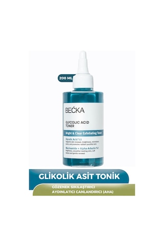 Becka Gözenek Sıkılaştırıcı Canlandırıcı Glikolik Asit Tonik 200 ML