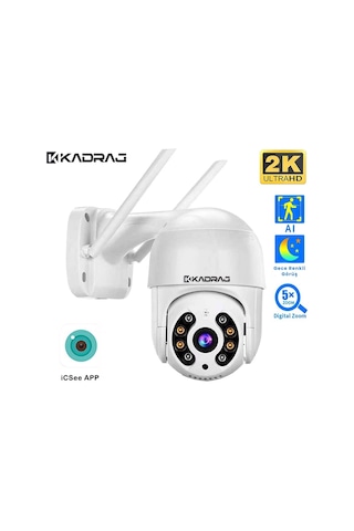 4mp 2k Ip Speed Dome Kamera - Akıllı Takip, Ptz, Gece Görüşlü, Ka