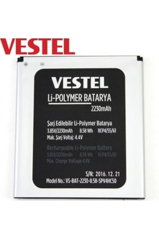 Vestel Uyumlu Venüs 5000 Pil Batarya 2230 Mah İthal