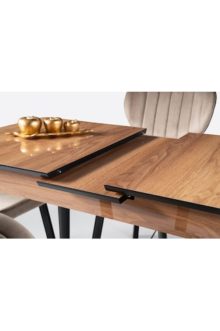 Melisa Mdf Highgloss Açılır Mutfak Masası 60x100 001
