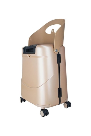 Miamily Carry On Kabin Boy Valiz - Champagne Gold Altın