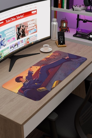 Cowboy Bebop Anime V5 - 70x30 Xl Gaming Gamer Kauçuk Kaymaz Taban Mouse Pad Fare Altlığı