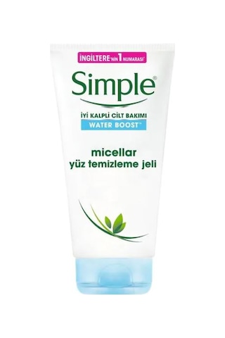 Simple Water Boost Micellar Yüz Temizleme Jeli 150 ML