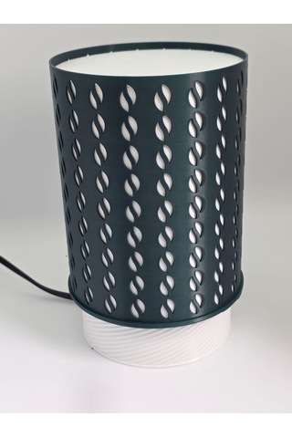 Abajur Kahve Aşkı Kahve Temalı Masa Lambası Gece Lambası Yeşil