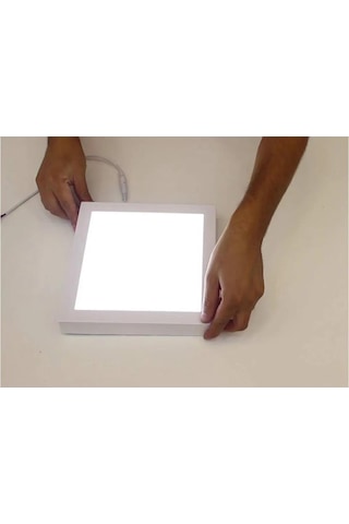 Ack 18w Sıva Üstü Smd Led Panel Armatür 22 22 6500k Beyaz Işık 1530 Lümen
