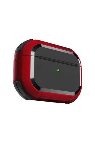 Airpods Pro 3 İle Uyumlu Armor Serisi Darbelere Karşı Ultra Güçlü Koruma Fiber Karbon Arka Tasarım Kılıf Kırm