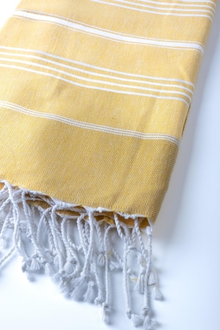 Organik Sertifikalı %100 Pamuklu Çizgili Sultan Peştamal / Plaj, Hamam, Sauna, Spa, Havuz Havlusu Turuncu