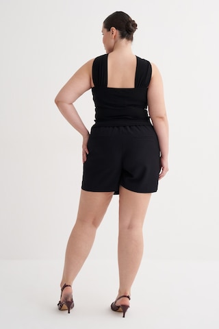 Myline Moda Metal Toka Detaylı Halter Top Siyah
