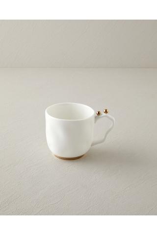 English Home Golden Gleam Porselen Kupa 440 Ml Beyaz-gold Beyaz-gold