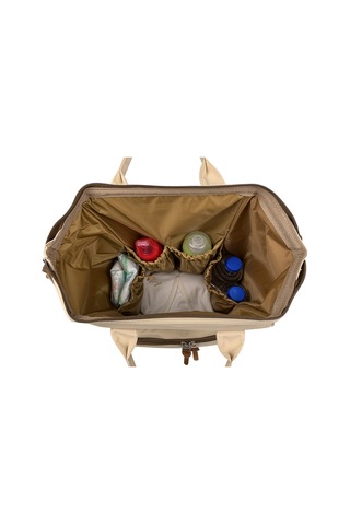 Bye Bye Paris Stylo Anne Bebek Bakım Sırt Çantası Bej