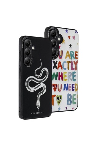 Samsung Galaxy S23 Kılıf Mirror Desenli Kapak - Mirror - 2 Siyah