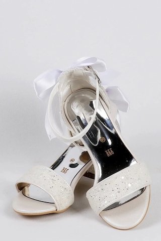 Nese Shoes Işıltılı Ve Fiyonklu Kız Çocuk Topuklu Ayakkabı, Abiye Ayakkabı, Yeni Sezon, Pırıltılı Sedef
