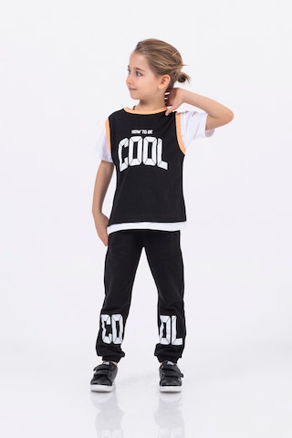 Erkek Çocuk Cool Baskılı Alt Üst Basic Takım 2-5 Yaş 001