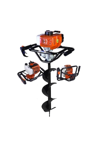Prohummer Ph323 Benzinli Toprak Burgu Makinesi - 2.1 Hp Çap 30 Cm