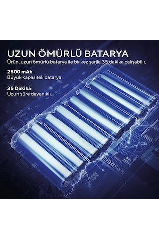 Kumtel HWDVC-01 Islak Kuru Şarjlı Dikey Süpürge